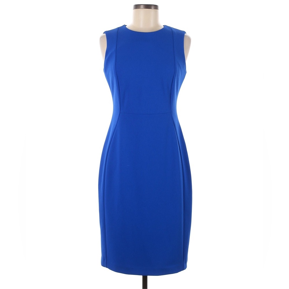 12p Calvin Klein Blue Sheath/Cocktail Dress